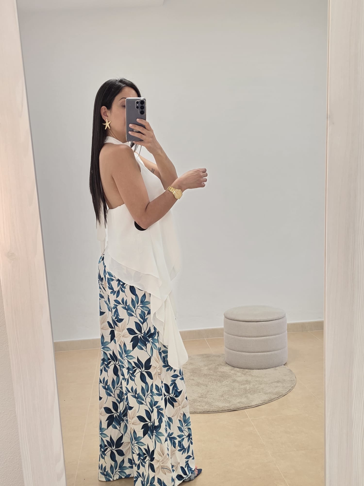 Blusa asimétrica