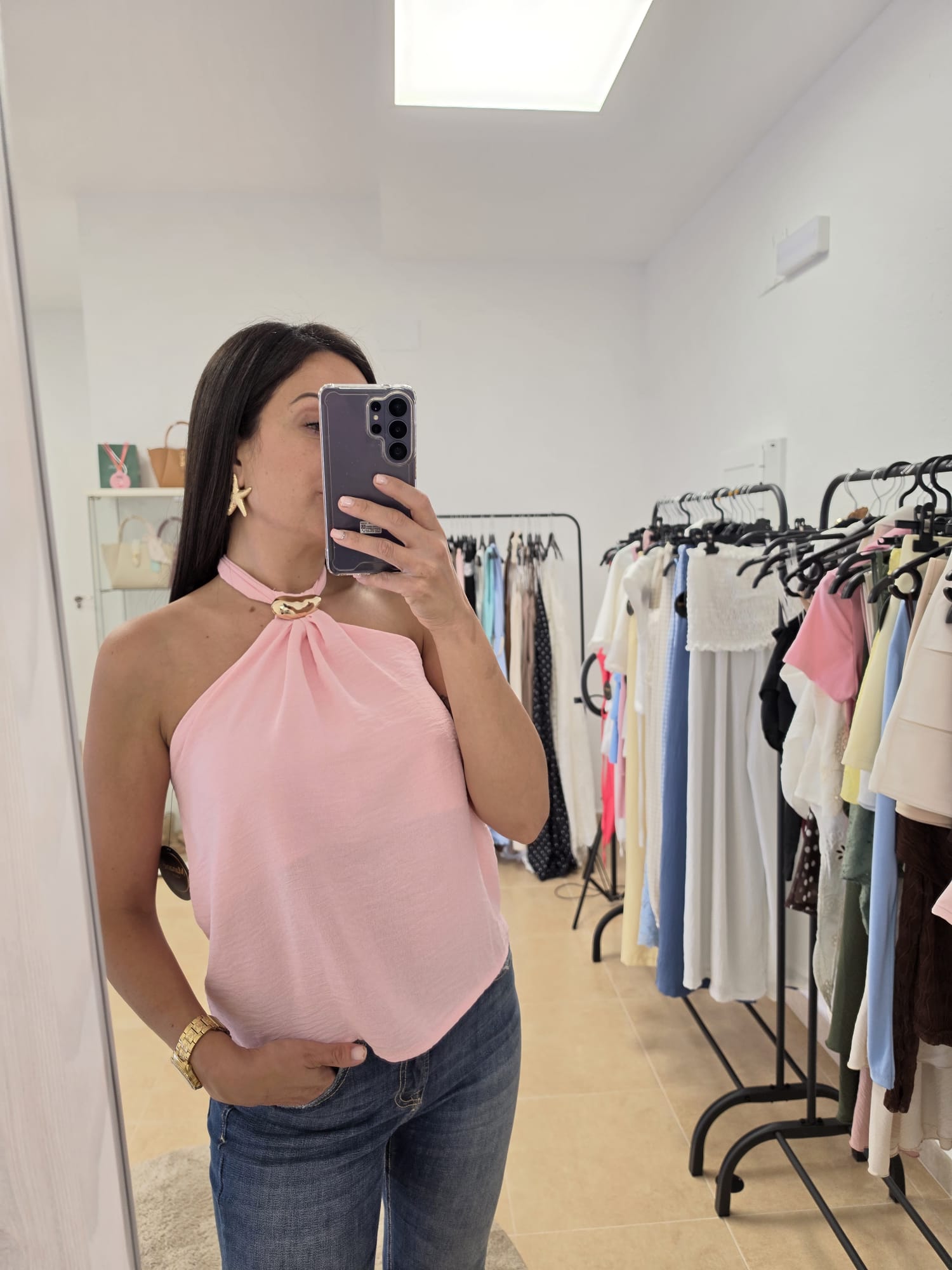 Blusa broche