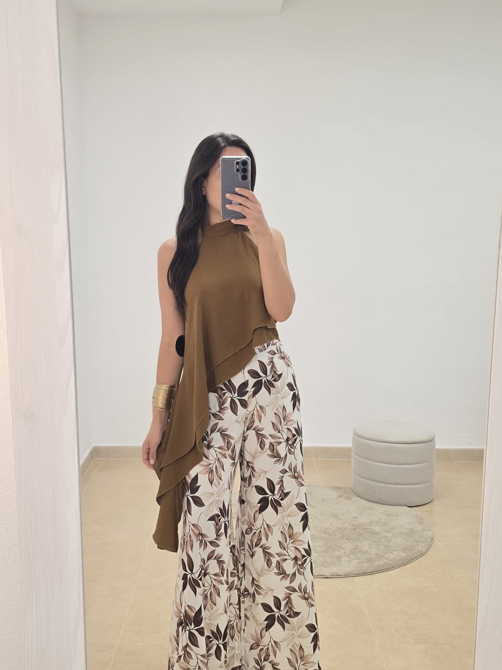 Blusa asimétrica