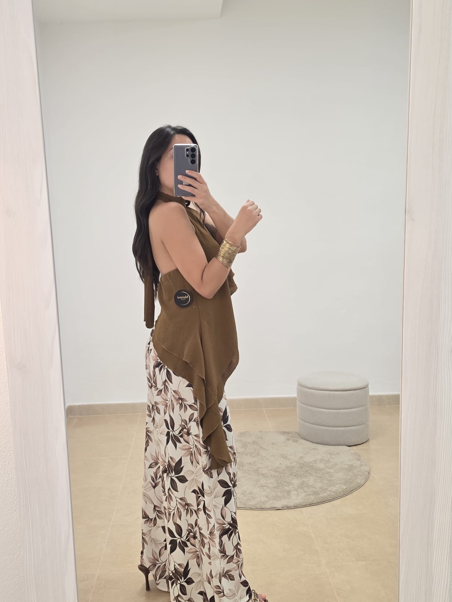 Blusa asimétrica