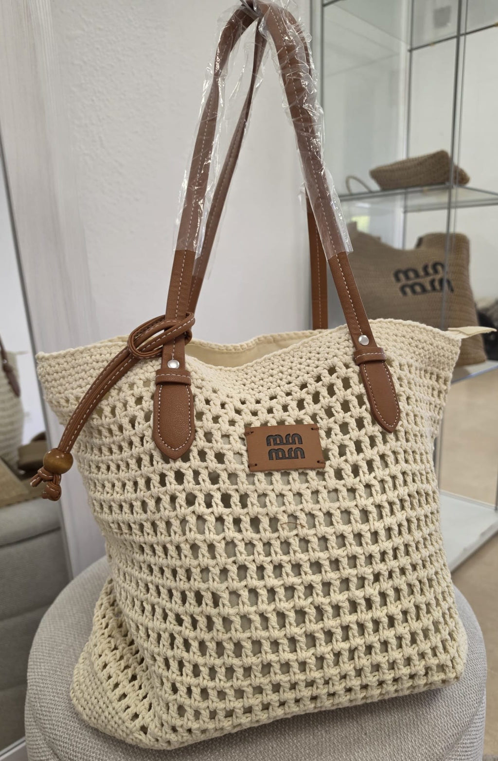 Bolso cesta detalle