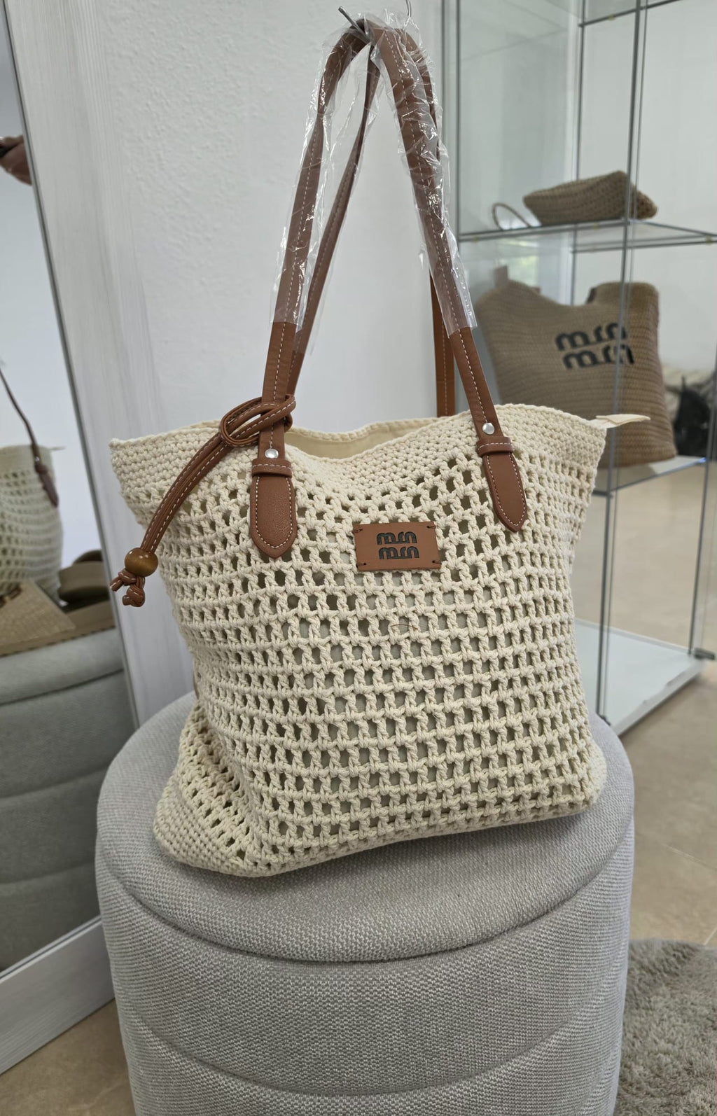 Bolso cesta detalle