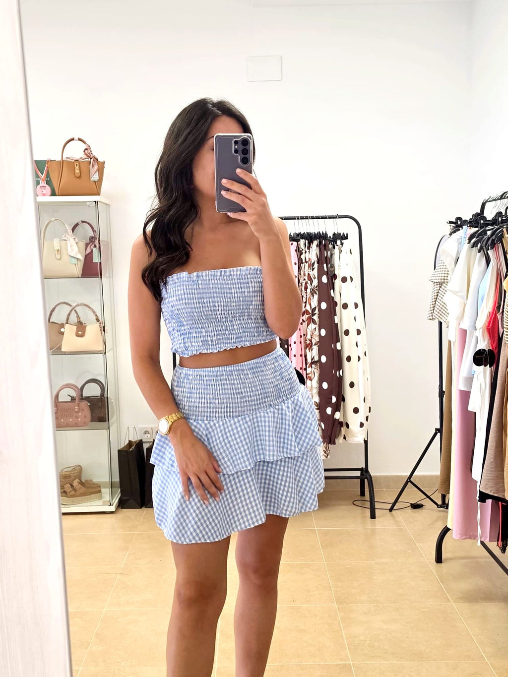 Conjunto Falda Vichy