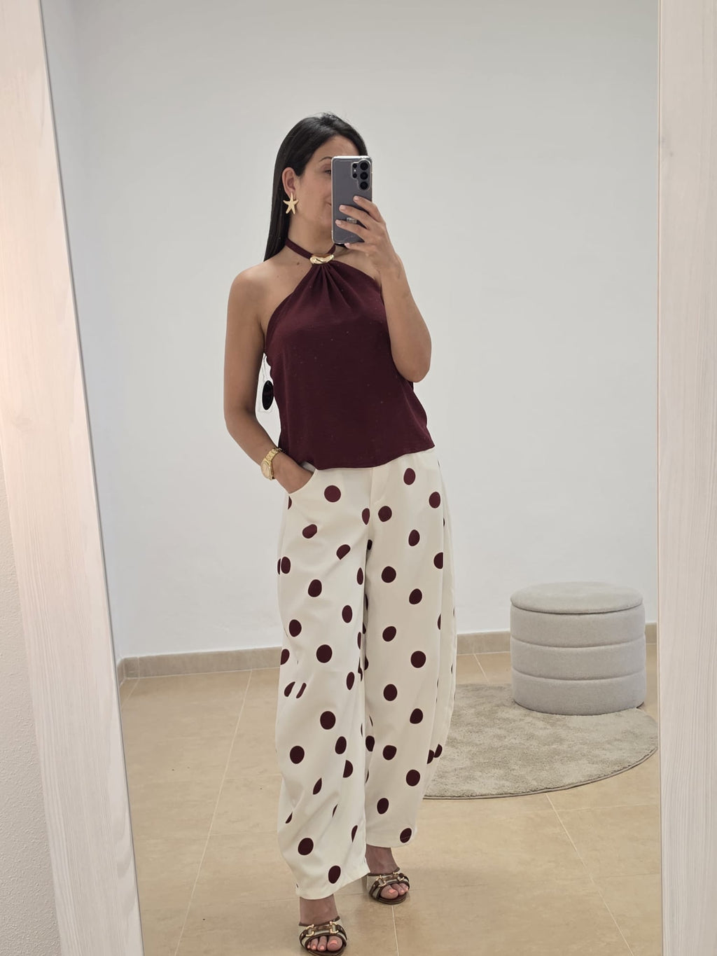 Pantalón lunares