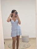 Vestido volantes